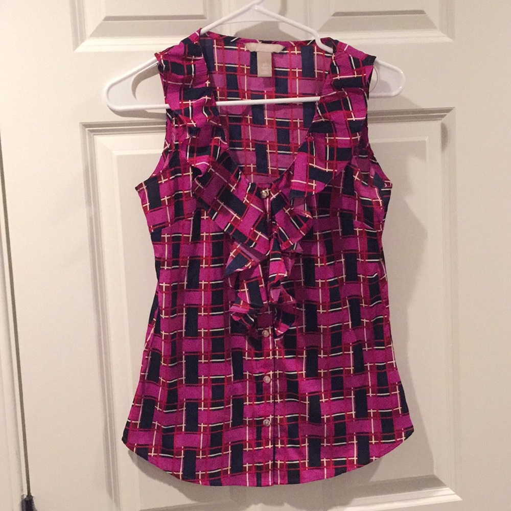 Banana Republic Factory ruffled blouse XS